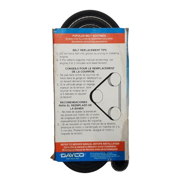 Dayco Automotive Belt Poly Rib Serpentine 5060905‎ 6PK2300 New - Picture 6 of 8